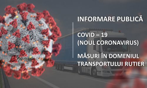 Derogare pentru operațiunile de transport rutier prin care se asigură livrarea oxigenului medical către unitățile medicale
